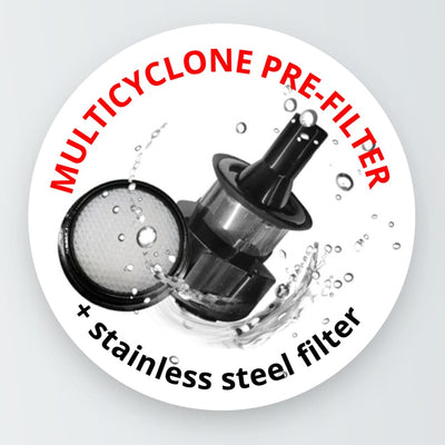 Sistem de filtrare în două etape
