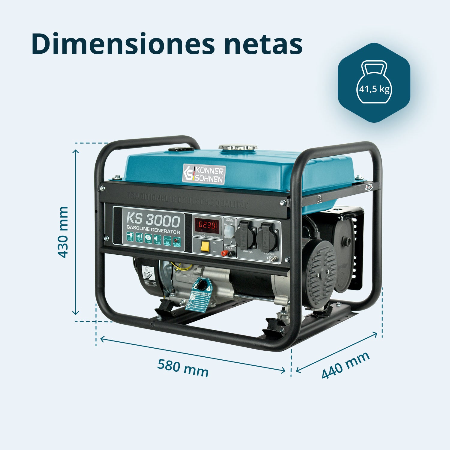 Benzingenerator "Könner & Söhnen" KS 3000