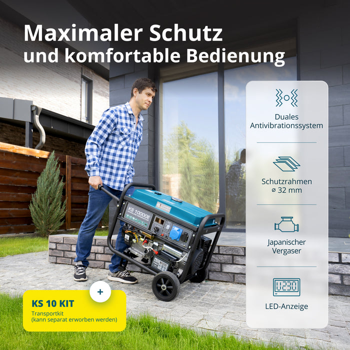 Benzin-Generator "Könner & Söhnen" KS 10000E