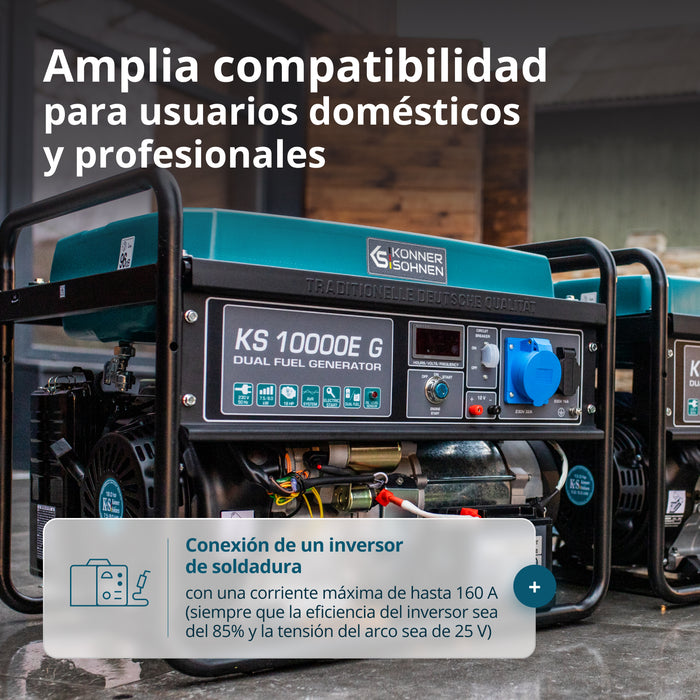 Generátor LPG/benzín "Könner & Söhnen" KS 10000E G