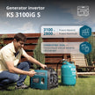 Generator cu inverter pe GPL/benzină KS 3100iG S thumbnail