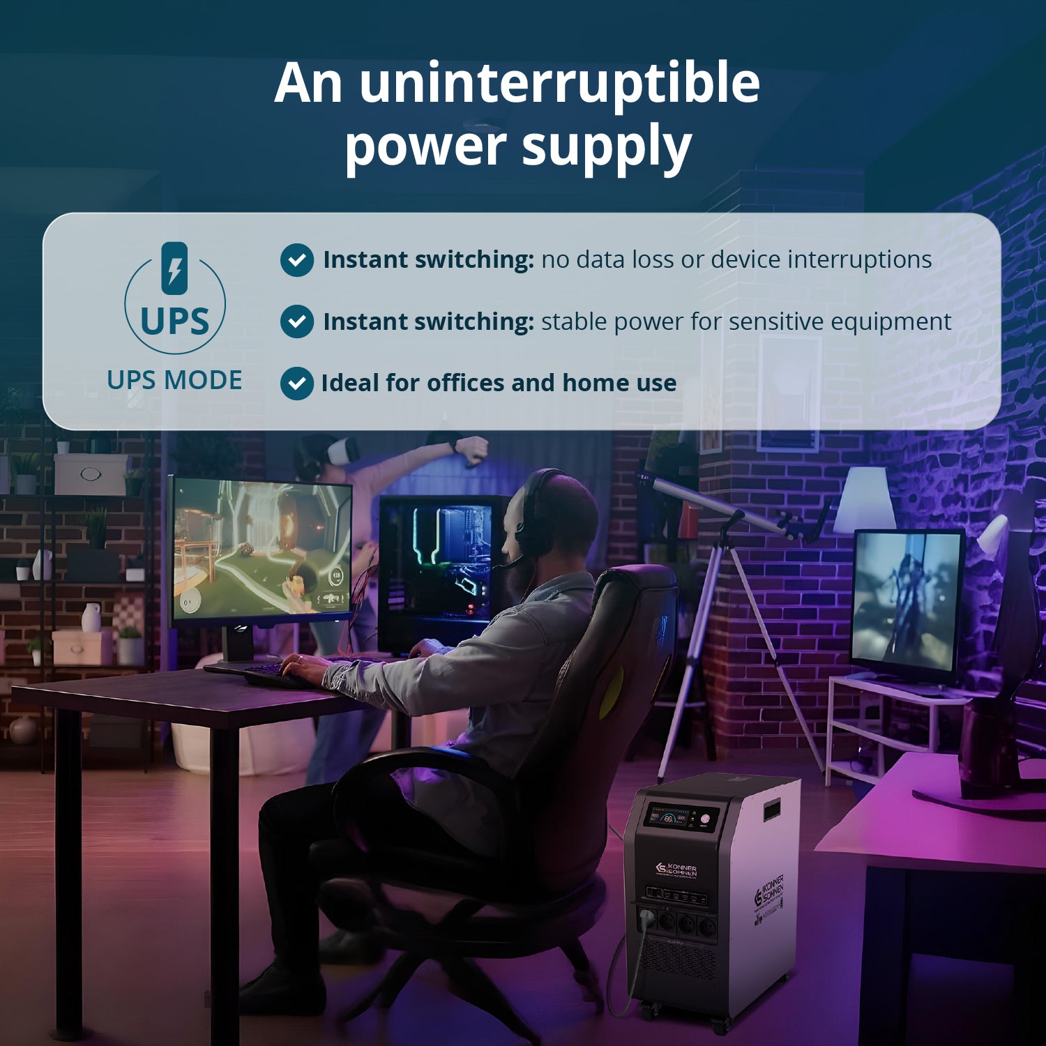 Portable Power Station 3-in-1 KS 5200PS