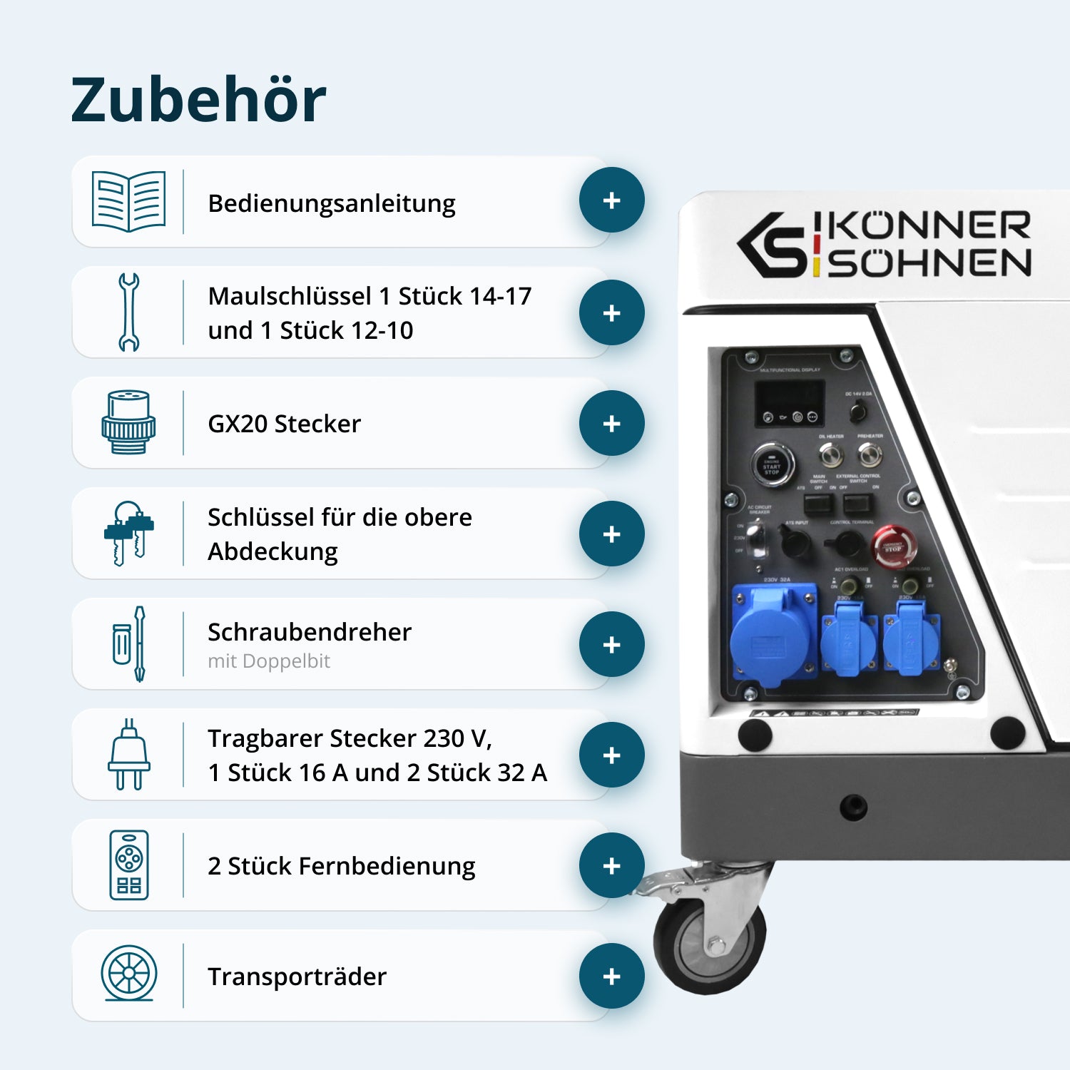 Diesel-Inverter-Generator im Schallschutzgehäuse KS 6500iDE S ATSR (B-Ware Sehr gut)