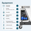 Groupe électrogène diesel inverter dans un caisson insonorisé KS 6500iDE S ATSR (Reconditionné Bon état) thumbnail
