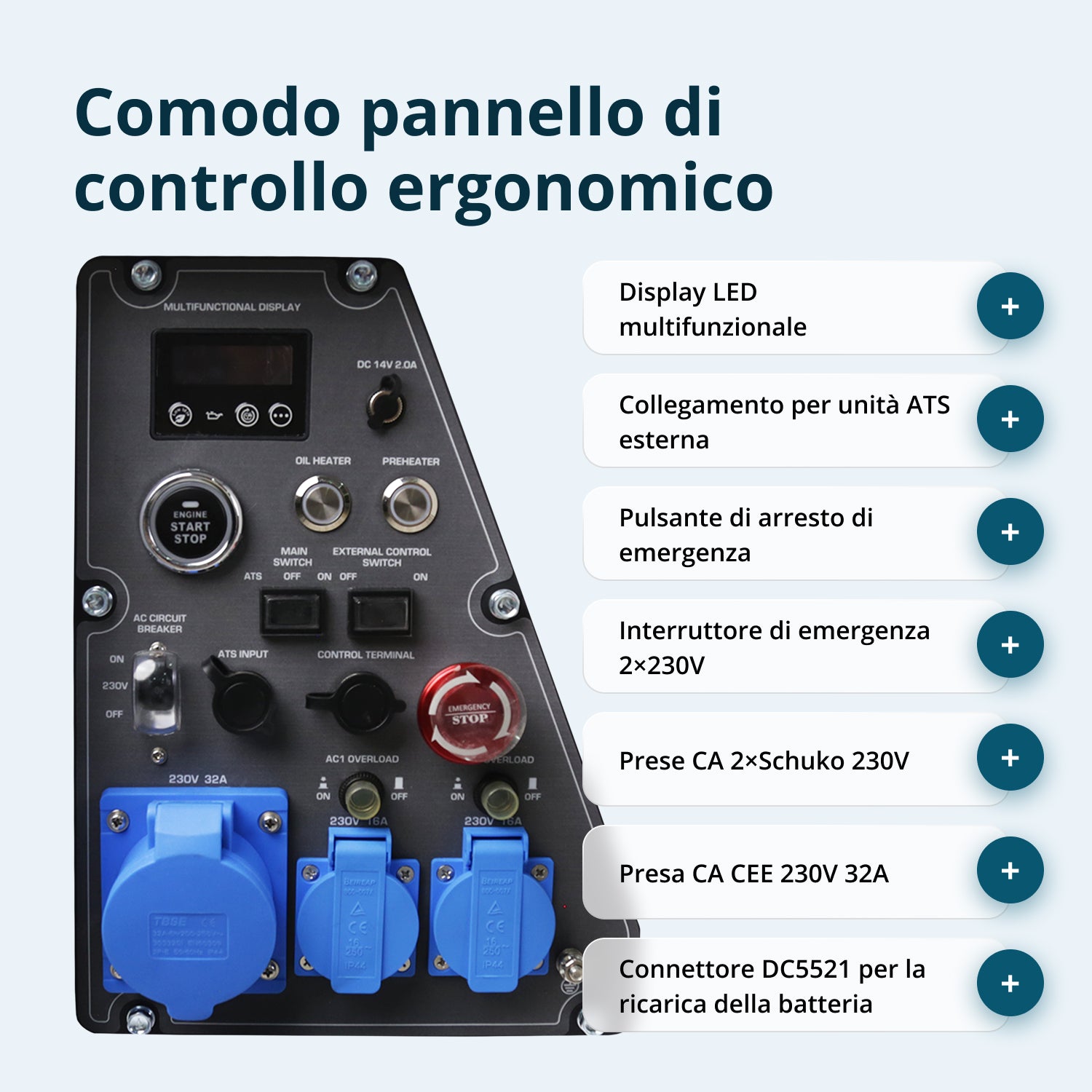 Generatore diesel inverter in cofano insonorizzato KS 6500iDE S ATSR