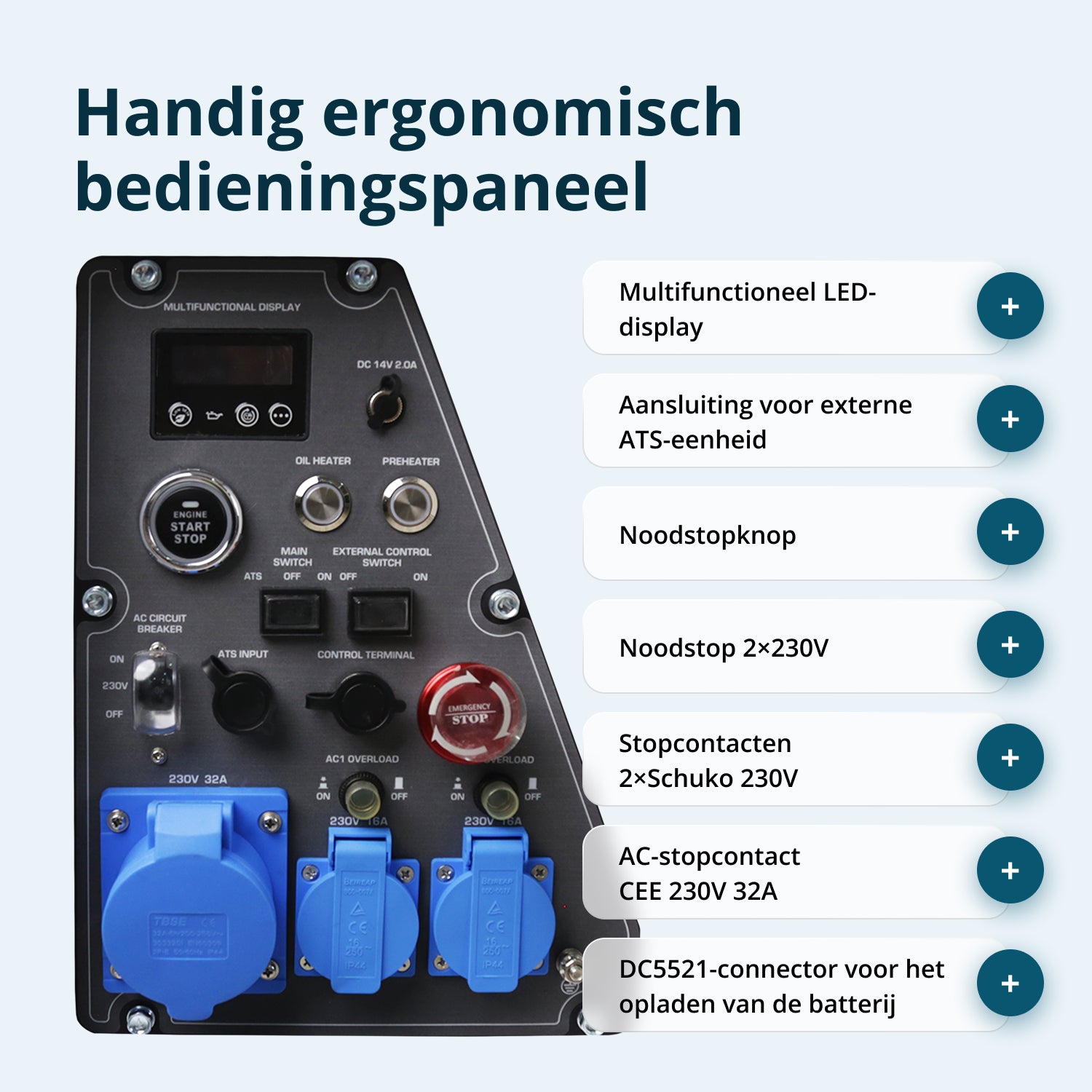 Diesel Inverter Generator in Geluiddichte Behuizing KS 6500iDE S ATSR