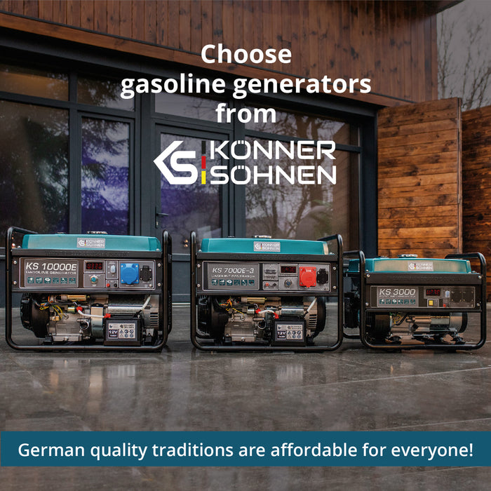 Gerador a gasolina "Könner & Söhnen" KS 7000E