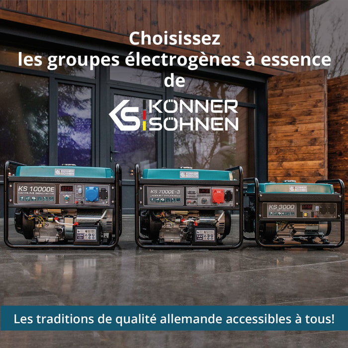 Groupe électrogène à essence "Könner & Söhnen" KS 7000E