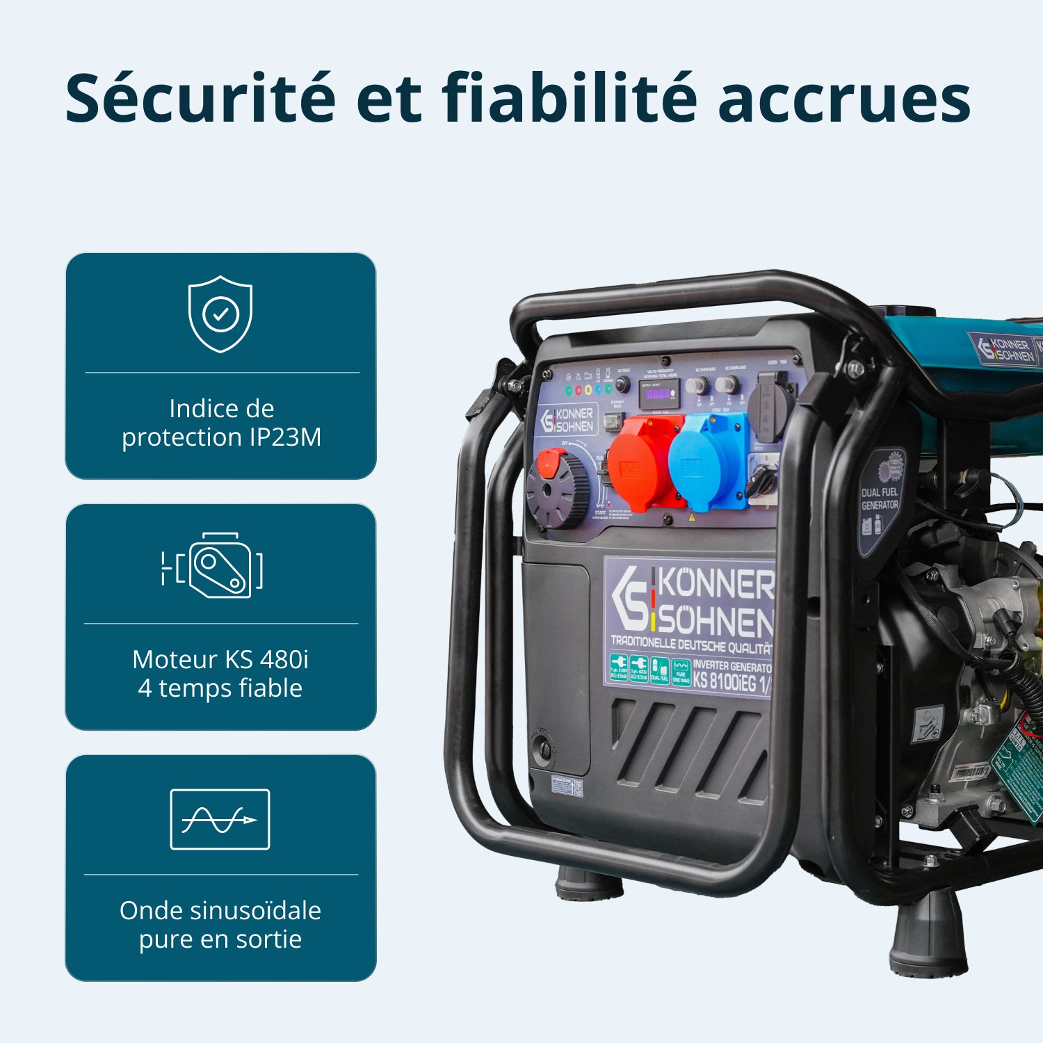 Groupe électrogène Inverter KS 8100iEG 1/3