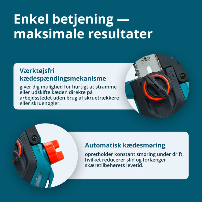Ledningsfri Mini Kædesav KS MCS20V-8