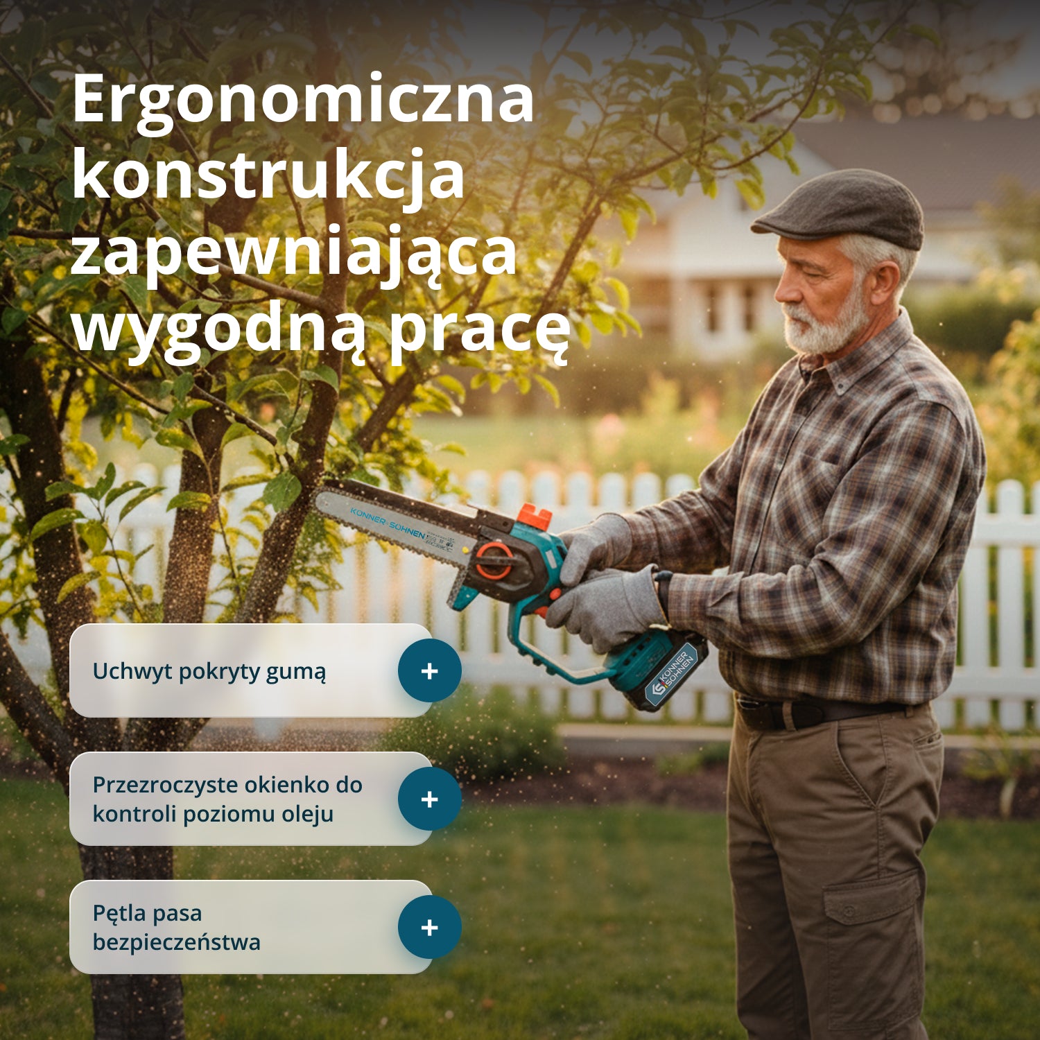 Cordless Mini Chainsaw KS MCS20V-8