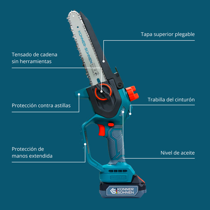 Bežična Mini Motorna Testera KS MCS20V-8 Kofer