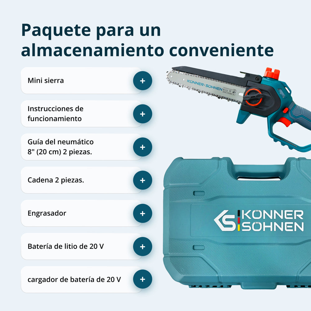 Bežična Mini Motorna Testera KS MCS20V-8 Kofer