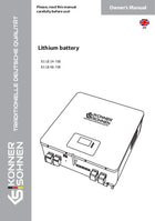 Lithiumbatteri KS LB 24-100, KS LB 48-100