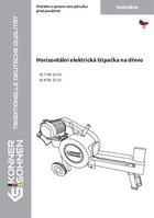 Elektrický horizontální štípač dřeva KS 7THE 52/30, KS 8TKE 52/35
