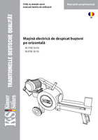 Despicator electric orizontal de lemne KS 7THE 52/30, KS 8TKE 52/35