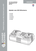 Oplader voor 20V Lithium batterij KS C24A, KS C45A, KS C35A-2, KS C45A-2, KS C90A