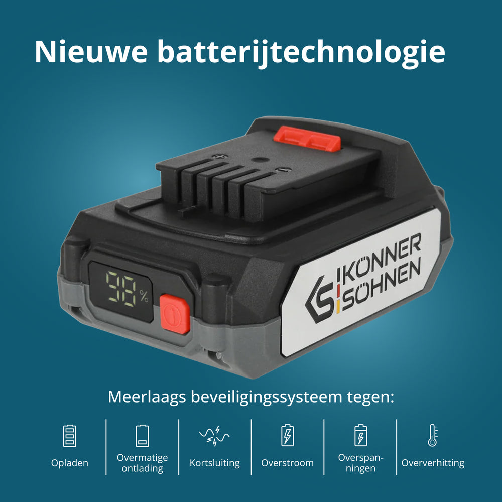 20V Lithiumbatterij KS 20V2-1