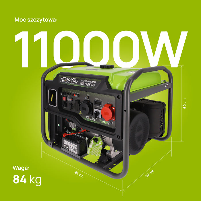 Inwertorowy Generator KSB 110iE-1/3