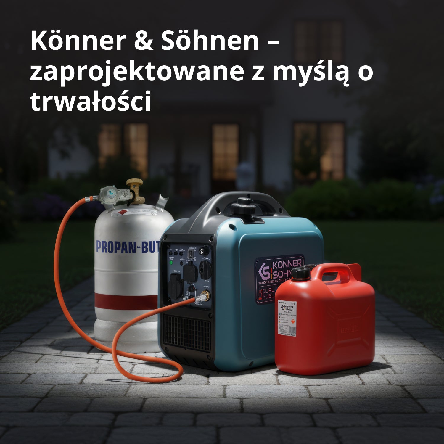 Generator Inwerterowy (gaz/benzyna) KS 1900iG S (Odnowiony – Stan doskonały)