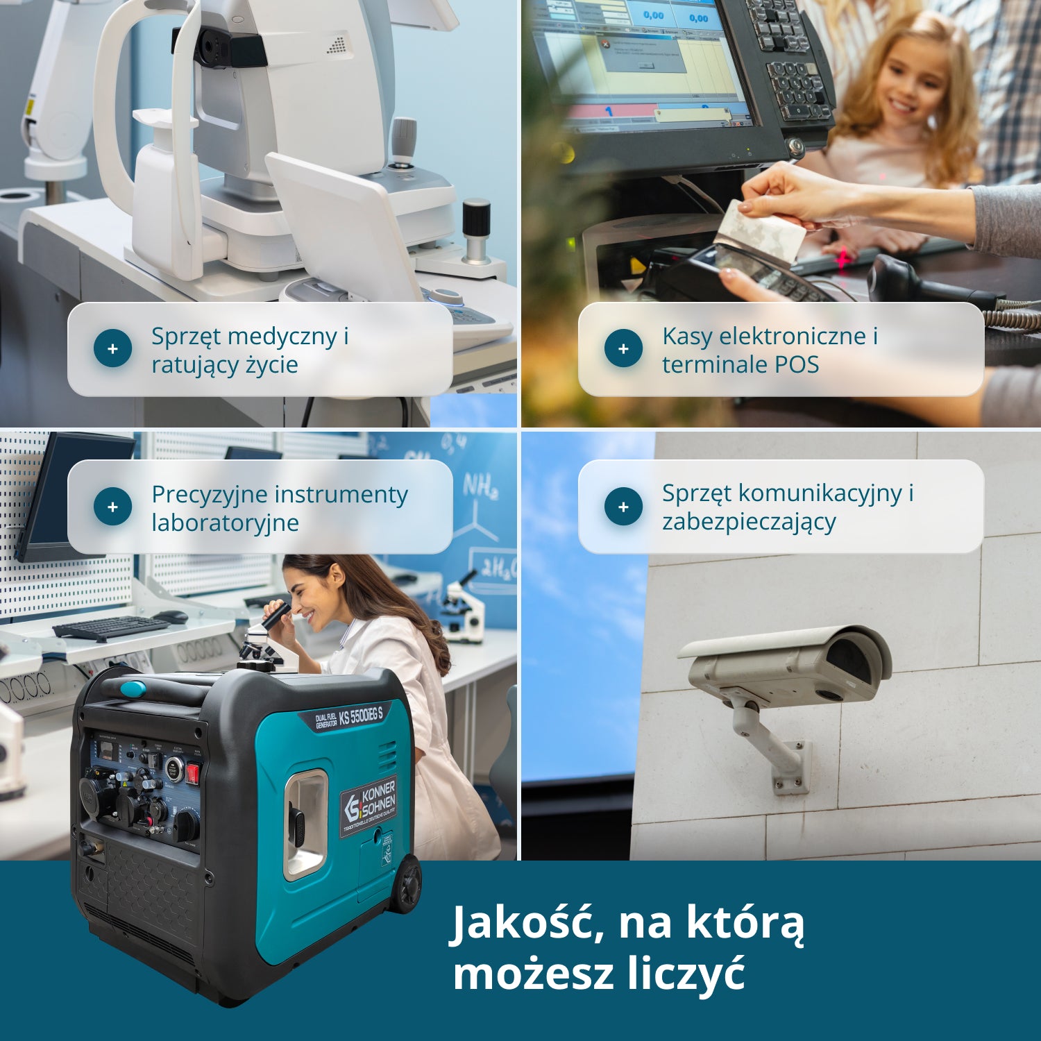 Inwerterowy generator LPG/benzyna KS 5500iEG S