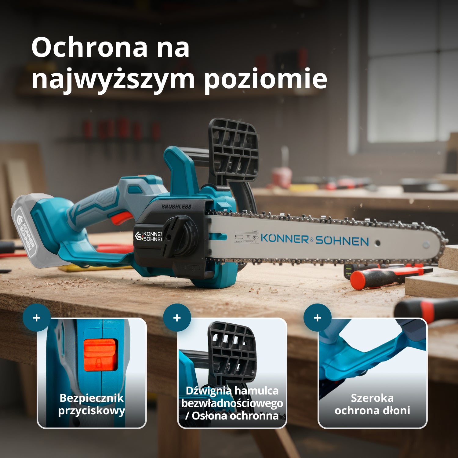 Piła akumulatorowa KS MCS20V-12 SET PLUS