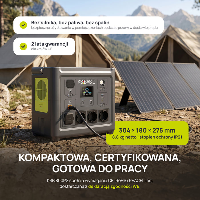 Przenośna stacja zasilania KSB 800PS