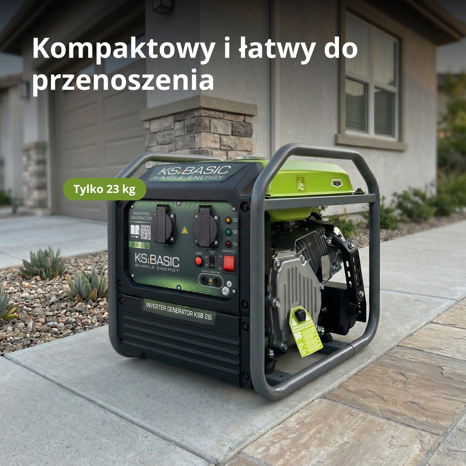 Inwertorowy generator KSB 28i