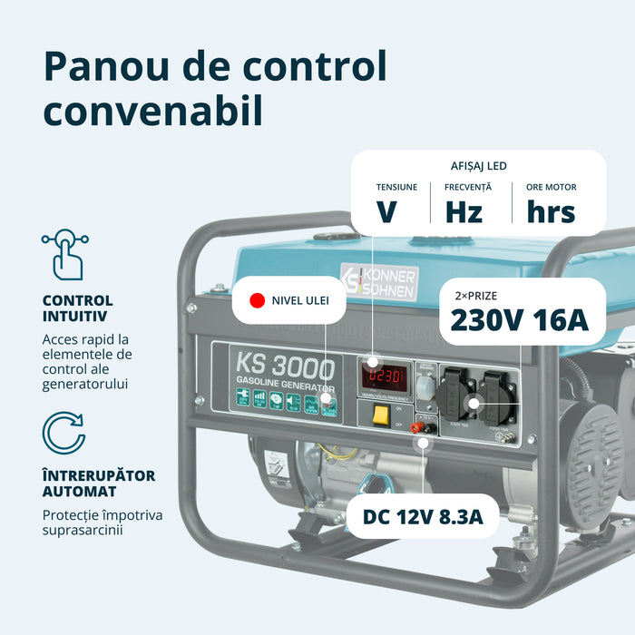 Generator pe benzină „Könner & Söhnen” KS 3000