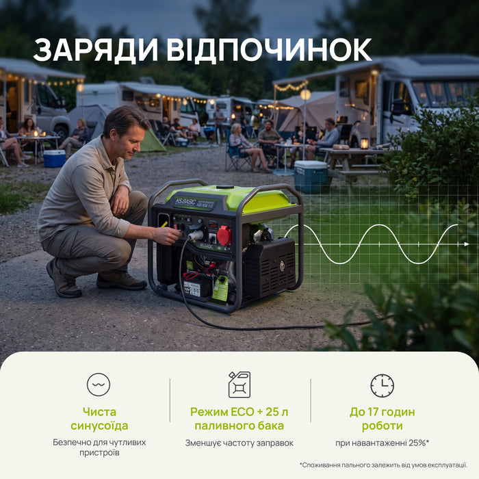Інверторний генератор KSB 80iE-1/3