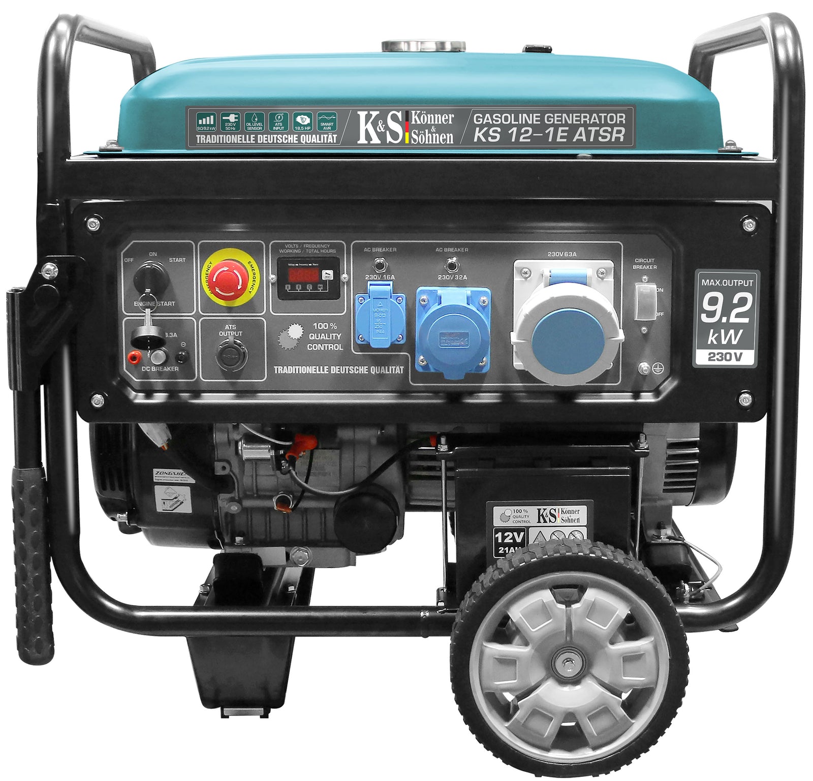 Benzingenerator "Könner & Söhnen" KS 12-1E ATSR