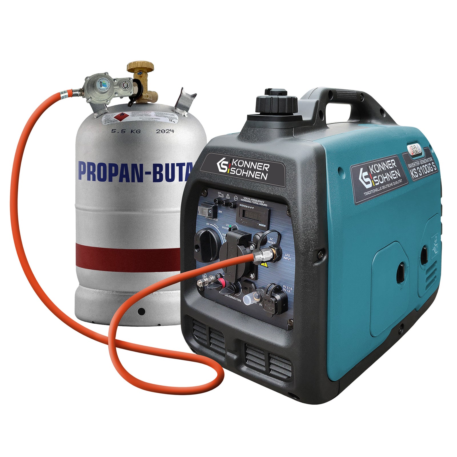 LPG/Benzin-Inverter-Generator KS 3100iG S