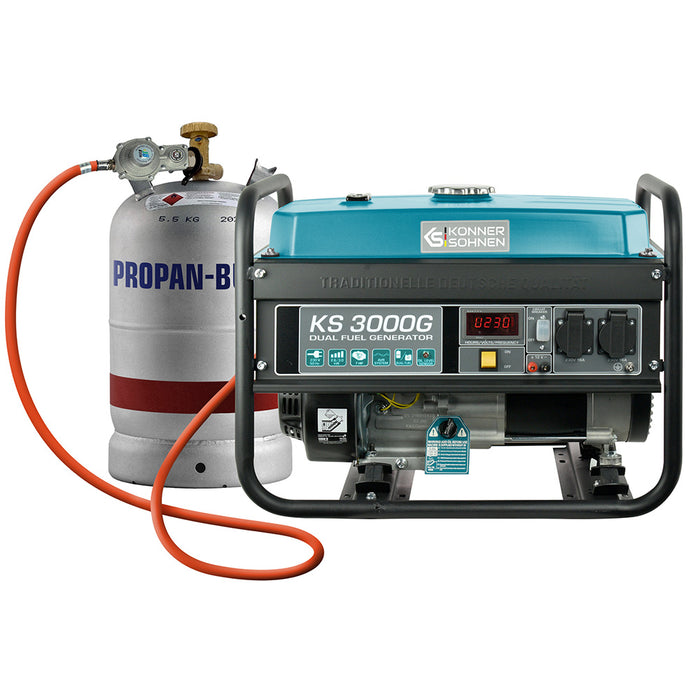 Gerador a GPL/Gasolina "Könner & Söhnen" KS 3000G