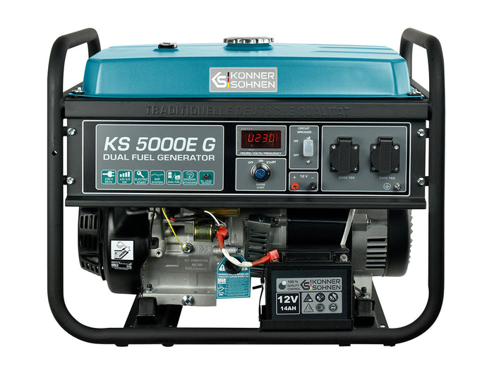Gerador a GPL/Gasolina "Könner & Söhnen" KS 5000E G