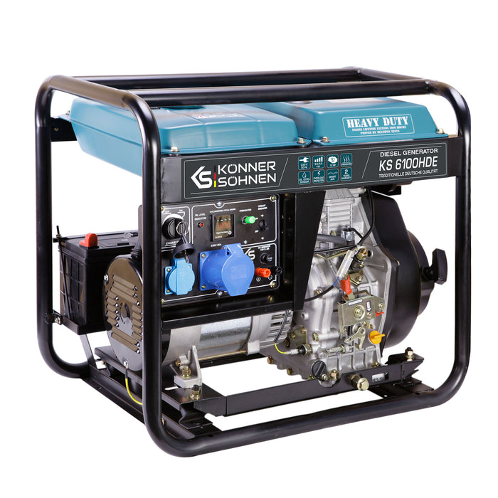 Γεννήτρια ντίζελ «Könner & Söhnen» KS 6100HDE (EURO V)