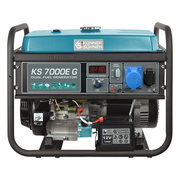 Gerador a GPL/Gasolina "Könner & Söhnen" KS 7000E G