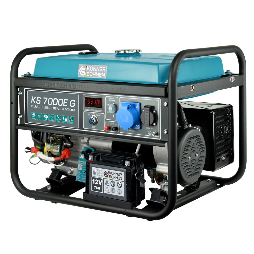 Gerador a GPL/Gasolina "Könner & Söhnen" KS 7000E G