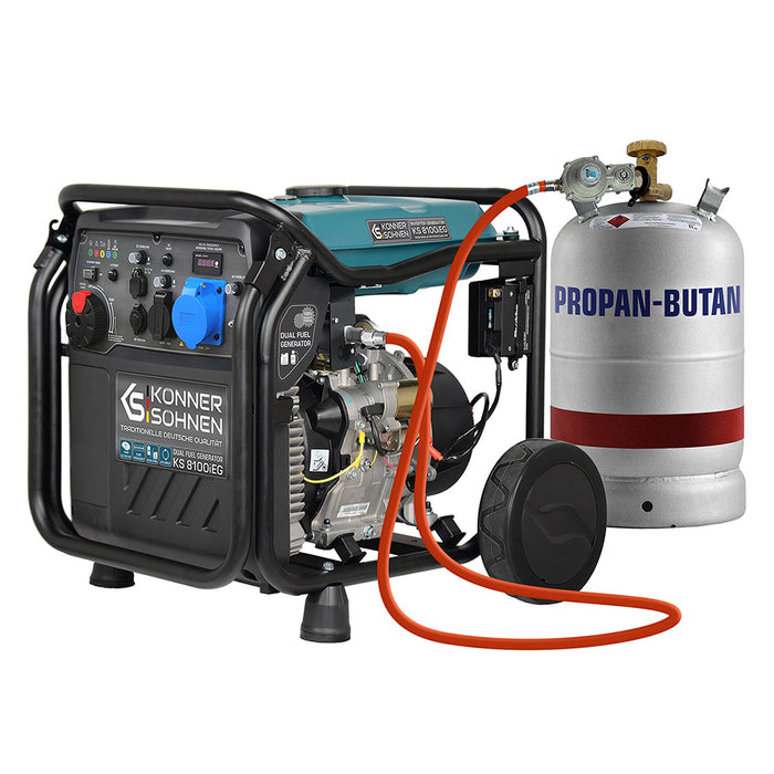 Инверторен генератор на LPG/бензин KS 8100iEG