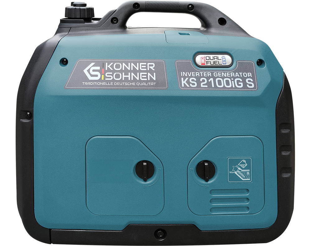 Groupe électrogène à essence-gaz de type inverter KS 2100iG S