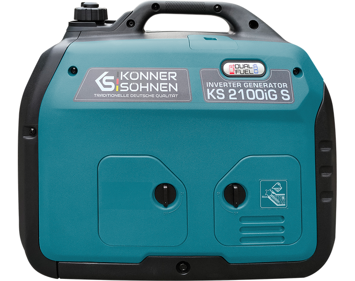 Groupe électrogène à essence-gaz de type inverter KS 2100iG S